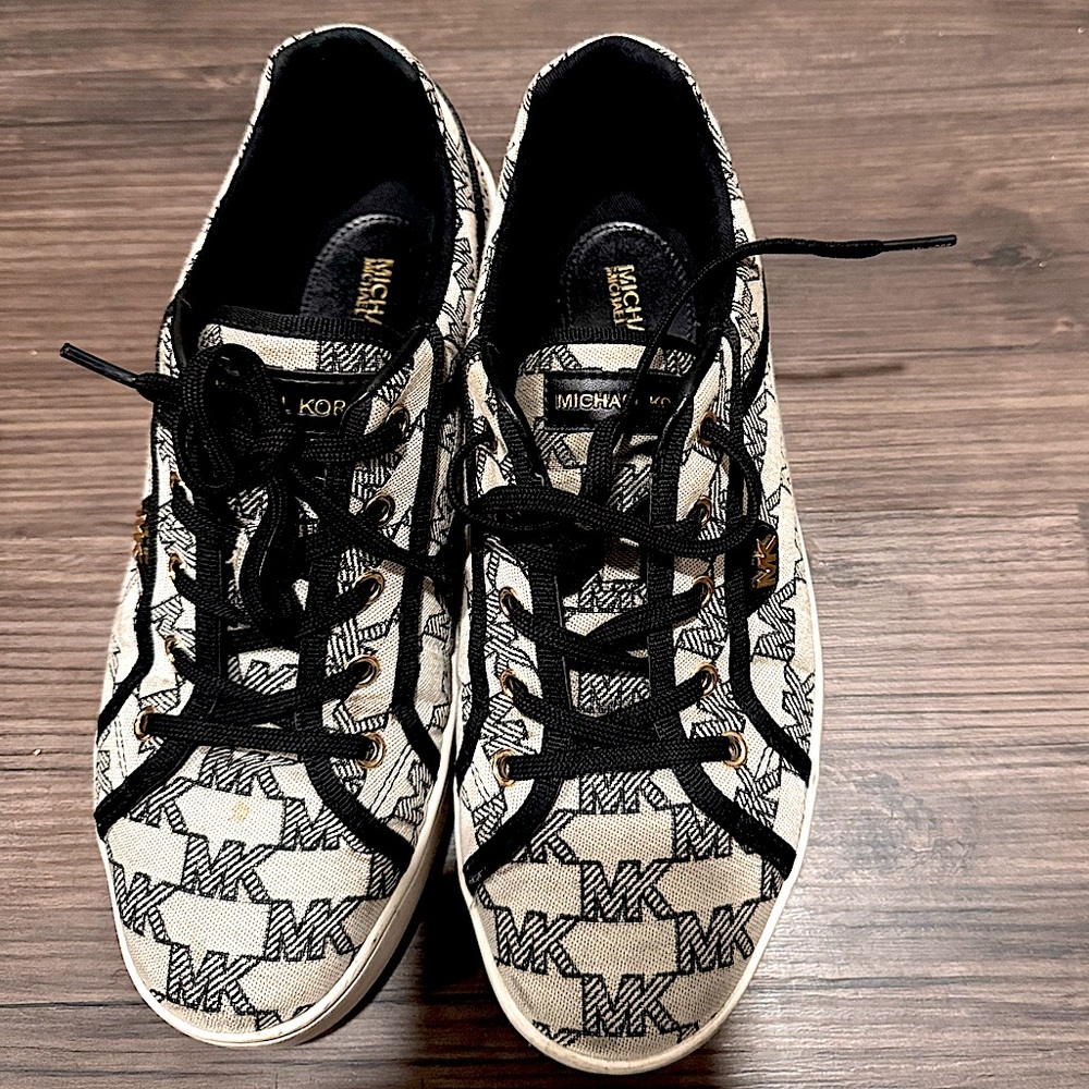 Michael Kors two-tone sneakers
